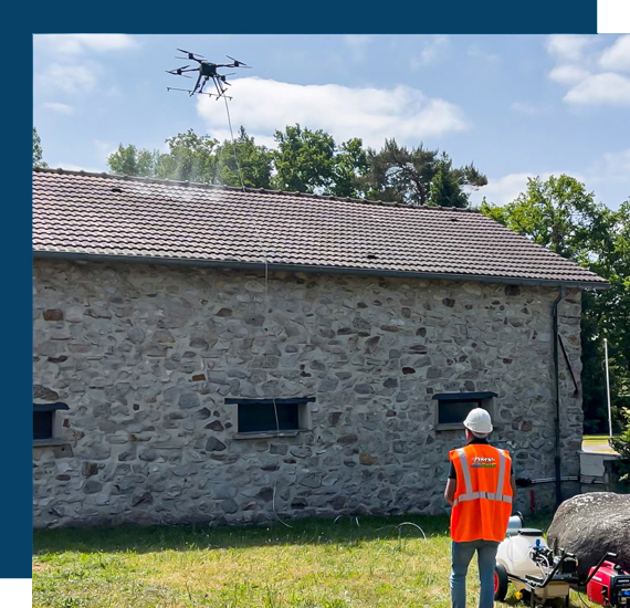nettoyage inspection par drone Val-d’Oise