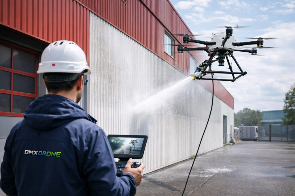 nettoyage batiment drone val d oise